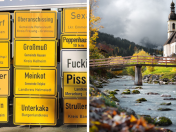 10 skurrile Ortsnamen in Bayern