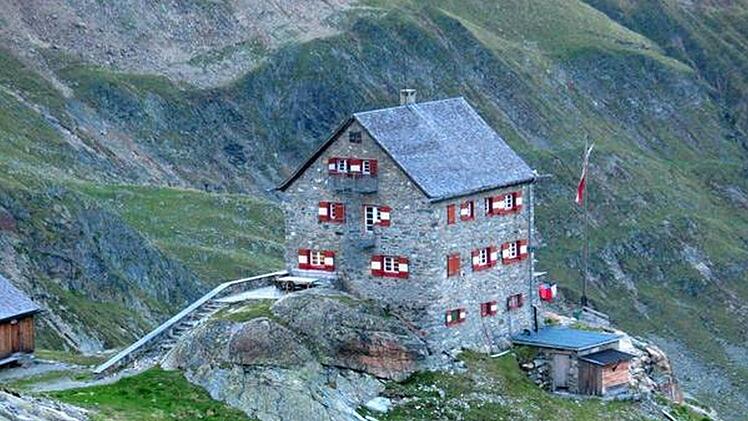Die Erlanger Hütte im Ötztal ist in einer Höhe von 2550 Metern errichtet worden. Foto: Peter Steeger.