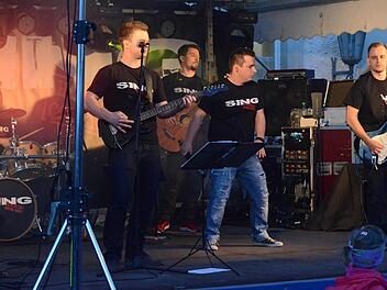 In Aktion: die Band Sing Foto: Sing