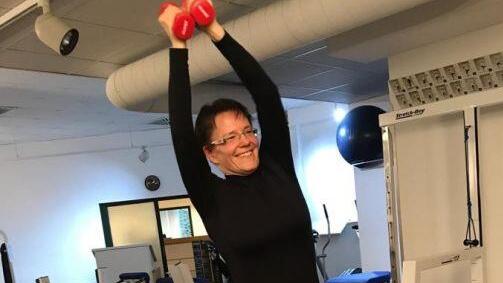 Auch Gleichgewichtstraining ist wichtig.Foto: privat