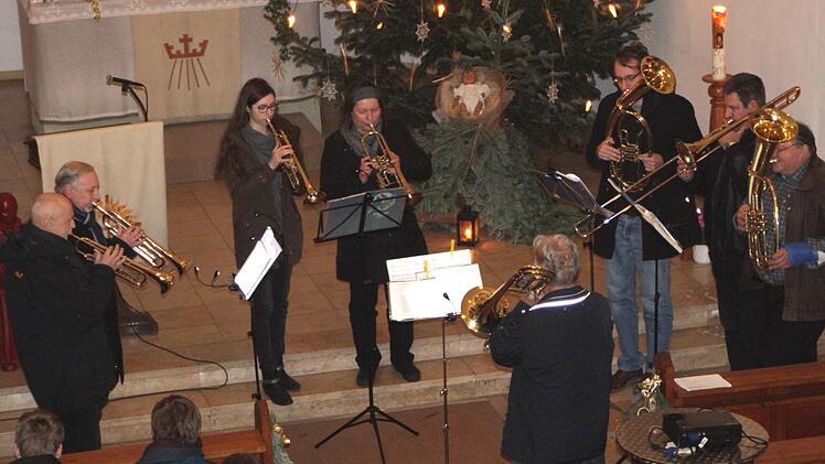 Der Posaunenchor unter Leitung von Herbert Hofmann umrahmte die Abschlussveranstaltung zum Jubiläumsjahr.Günther Geiling