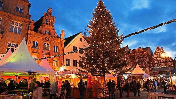 Der Weihnachtsmarkt in Bad Kissingen findet heuer wieder statt.