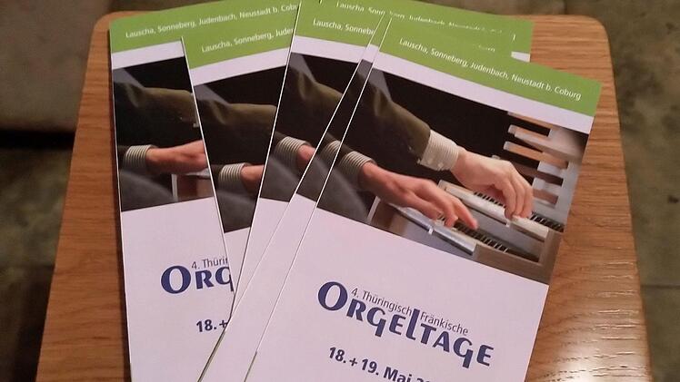 Der Organist Hartmut Leuschner-Rostoski gastierte an der historischen Hofmann-Orgel von St. Georg in Neustadt. Mit Musik vom Barock bis zur Romantik gestaltete er das Abschlusskonzert der 4. thüringisch-fränkischen Orgeltage.Foto: Jochen Berger