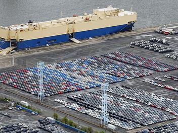 Trump Zölle - Auto-Terminal Yokohama