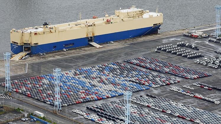 Trump Zölle - Auto-Terminal Yokohama