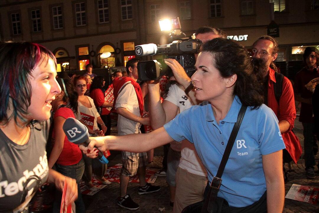 Meisterfeier Brose Baskets Bamberg Maxplatz