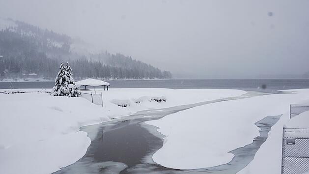Schneesturm in Kalifornien