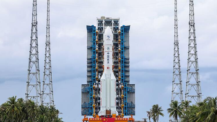 Vor Start der Mondsonde &bdquo;Chang&rsquo;e-7&ldquo;