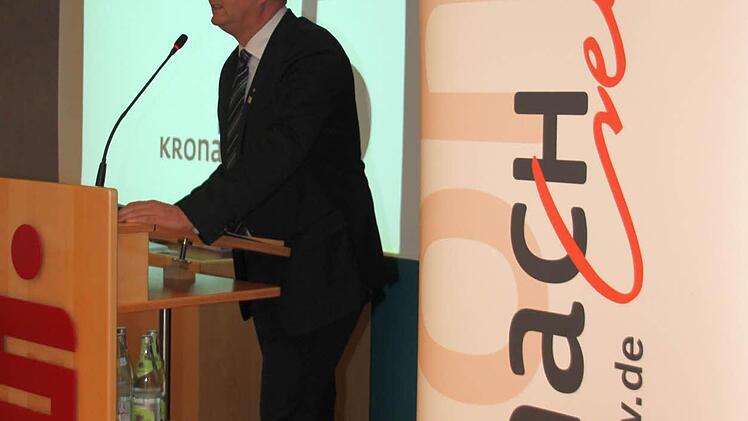 Thomas Luger bei seiner Ansprache Foto: Friedwald Schedel