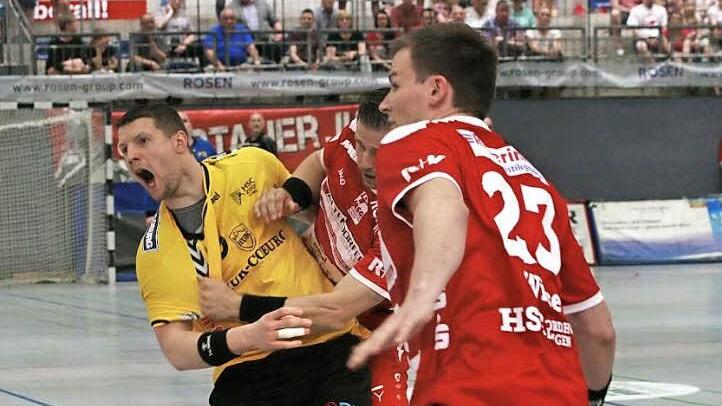 Die drei Treffer von Romas Kirveliavicius reichten nicht zum Befreiungsschlag. Fotos: Iris Bilek