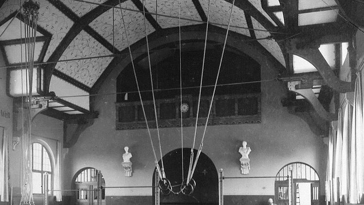 Die Turnhalle im Jahr 1907. Bauamt Coburg