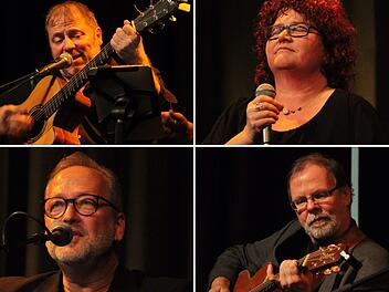 Wulli Wullschläger, Sonja Tonn, Christian Pöllmann und Jürgen Hoffmann (von oben links) waren schön öfter zu Gast in Höchstadt . Foto: Michael Busch