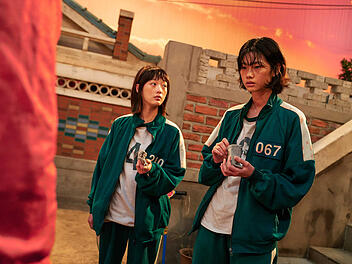 Die Serie "Squid Game" landete bereits nach kurze Zeit auf Platz 1 bei Netflix