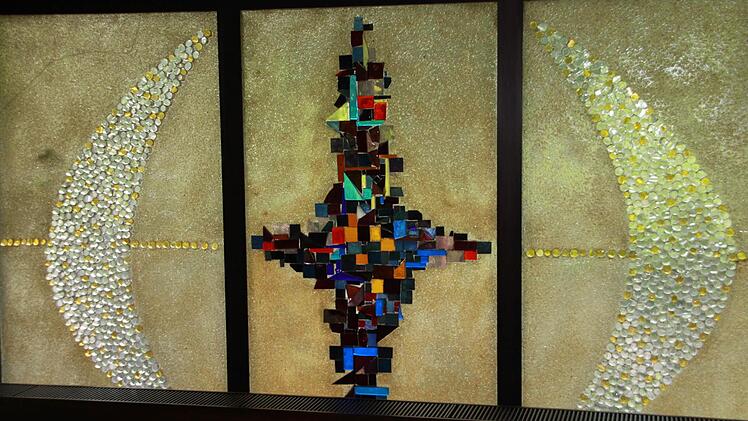 Mosaik in der Heim-Kapelle