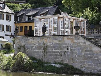 Die "orangerie nature" von Roland Schön: Sie steht an der höchsten Stelle des Concordia-Gartens und ist von allen Seiten sichtbar. Foto: Matthias Hoch