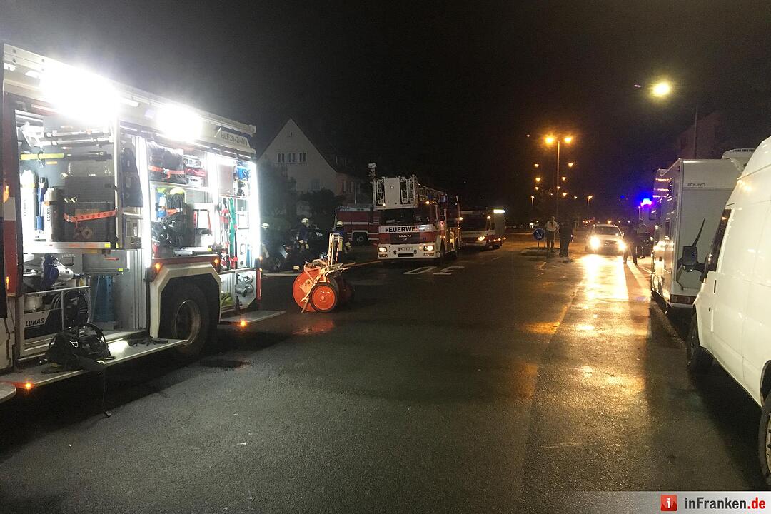 Nürnberg: Brand in Doppelhaushälfte