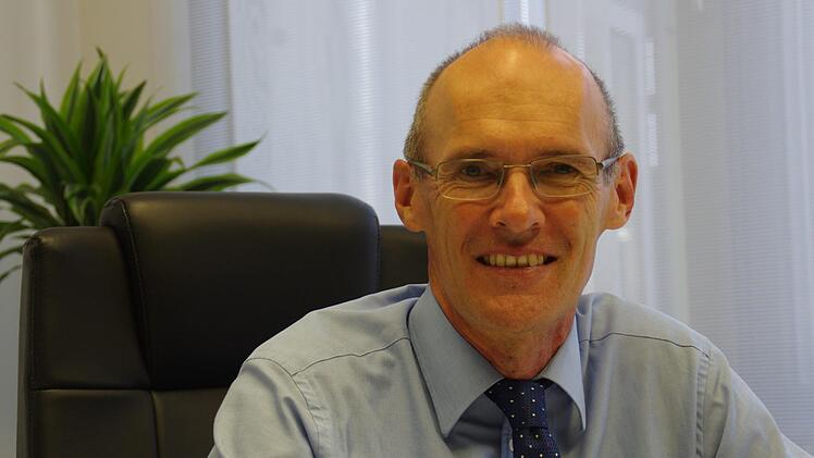 Harald Weichert hat sich bereits in seinem neuen Büro eingelebt. Foto: Marco Meißner