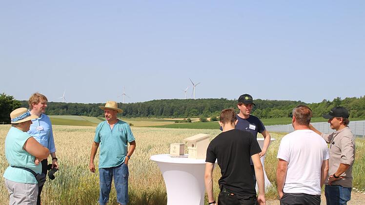 Eröffnung des Solarparks in Ramsthal.