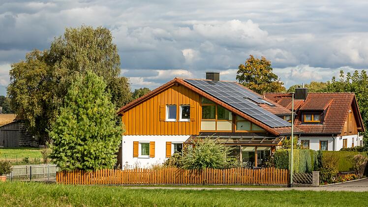 Single family home with solar cells in Bavaria