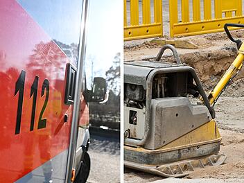 R&uuml;ttelplatte verletzt Arbeiter schwer