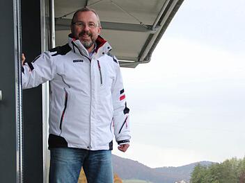 Lorenz Ulsamer baut im Gewerbegebiet Anrshausen/Reiterswiesen einen neuen Firmensitz.  Foto: Benedikt Borst