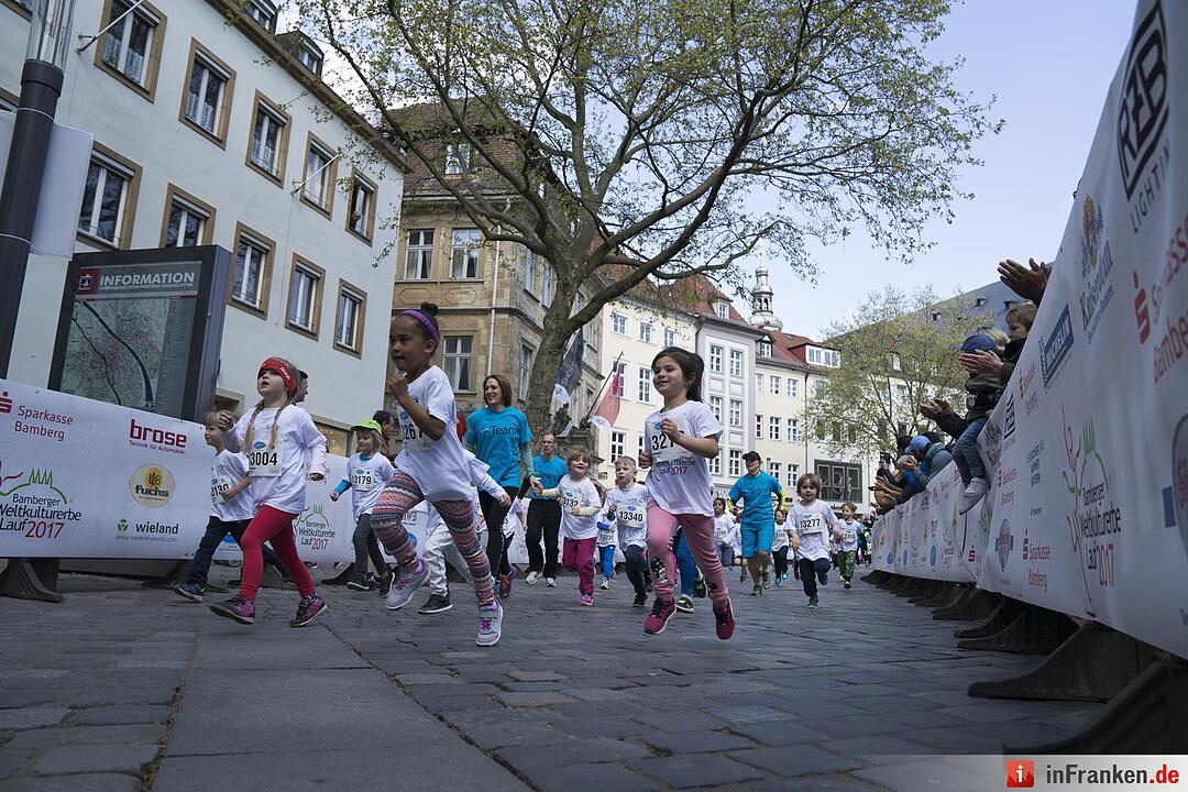 Weltkulturerbelauf in Bamberg: Der Böhnlein Bambini-Lauf 2017