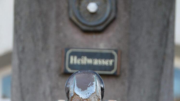 Die Heilquellen - hier der Siebener - stehen ganz im Zentrum der Feierlichkeiten. Denn seit 50 Jahren darf die Stadt den Titel Bad tragen. Foto: Ulrike Müller