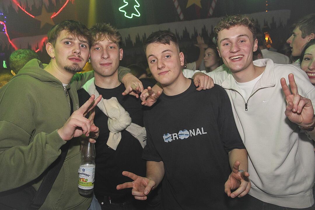 Partystimmung an Heiligabend