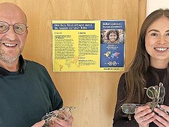 Die Vorst&auml;nde der Dorfgemeinschaft Weichtungen e.V.: Markus Dietz und Jasmin Denner.