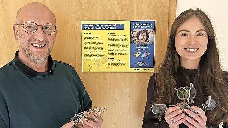 Die Vorst&auml;nde der Dorfgemeinschaft Weichtungen e.V.: Markus Dietz und Jasmin Denner.