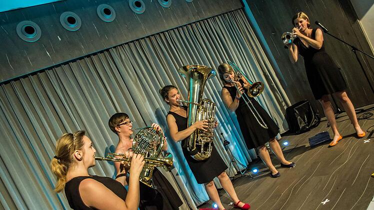 Das Blechbläserinnen-Quintett Brassessoires gastierte in Coburg.Foto: Jochen Berger