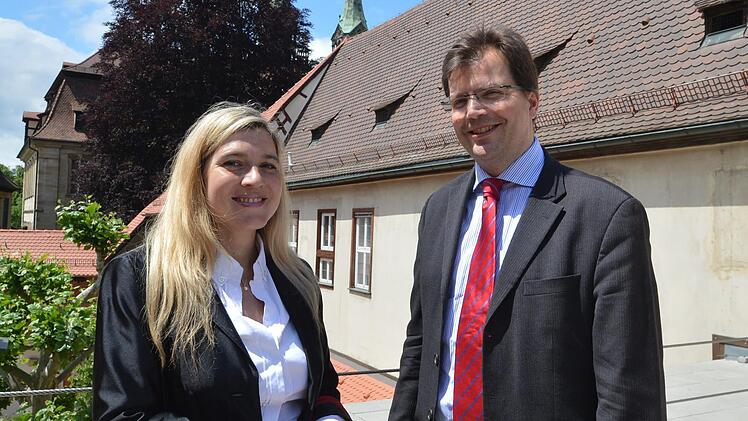 Melanie Huml und Christian Lange.  Foto: Ronald Rinklef