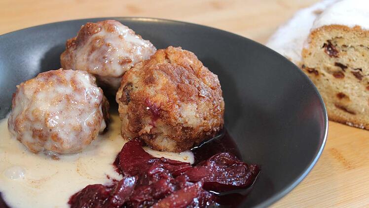 Christstollen Knödel