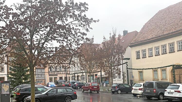 Kurz vor dem harten Lockdown war am Dienstag viel los auf dem Münnerstädter Marktplatz. Das ist nicht immer so. Mit der Teilnahme am Modellprojekt der "Kleinstadtakademie" soll Münnerstadt gemeinsam mit anderen Kleinstädten Lösungen für die Probleme finden.  Foto: Thomas Malz