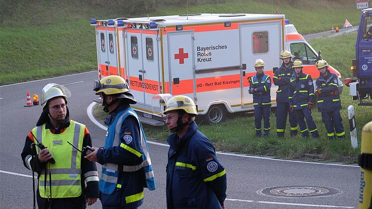 Eindrücke von der Feuerwehrübung in Sulzthal. Foto: Gerd Schaar