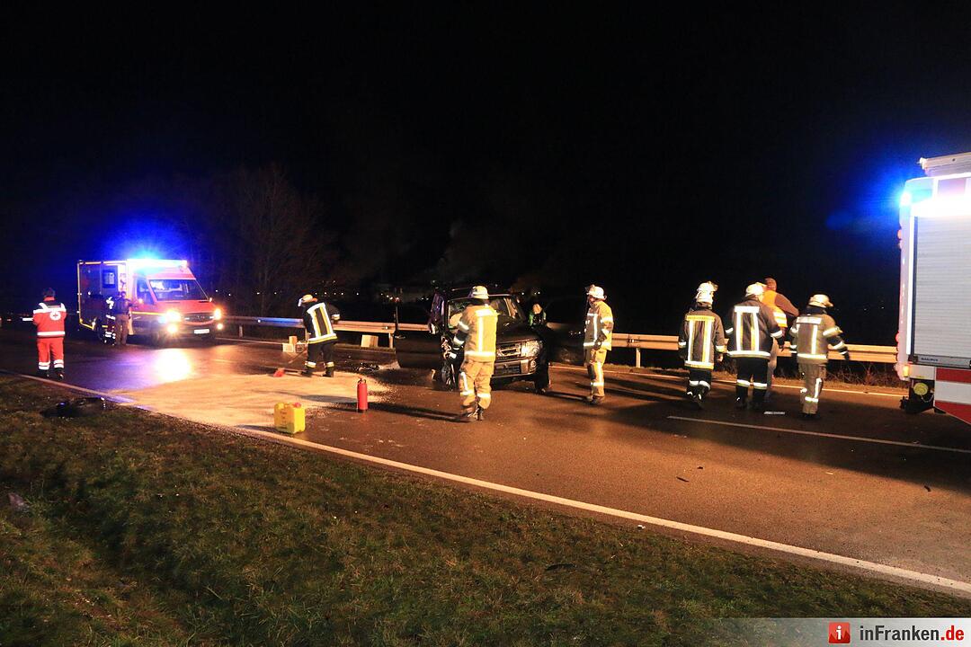 Unfall auf B26 bei Steinbach