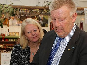 Auch zur Eröffnung der Oberfrankenausstellung kamen Konstanze Gefeller und Norbert Kastner gemeinsam. Foto: Barbara Herbst/CT-Archiv