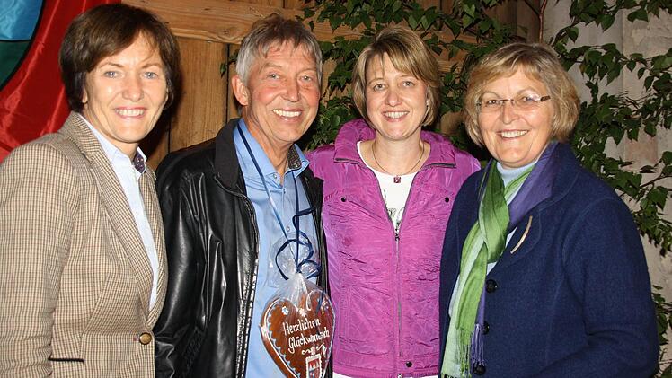 Christine Bender, Otto Hünnerkopf, Anja Weisgerber und Irene Hünnerkopf