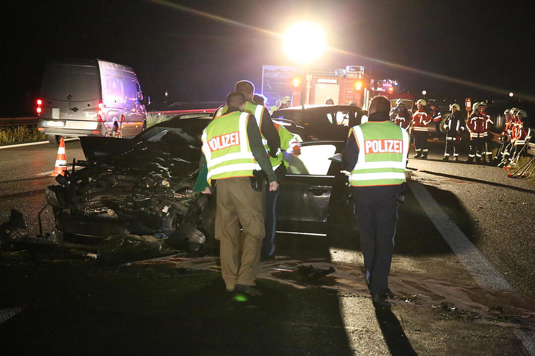 Kettenreaktion auf der A9: vier Menschen verletzt