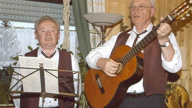 Fritz Rabenstein (l.) und Helmut Fürstenhöfer bilden das Franken-Duo.  Foto: privat