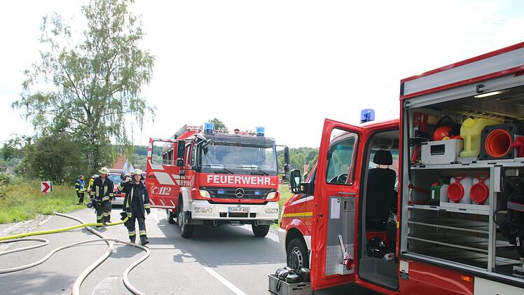 Es war ein Großeinsatz der Rettungskräfte bei Zettlitz.