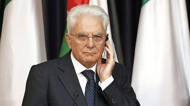 Italiens Staatspräsident Sergio Mattarella Foto: dpa