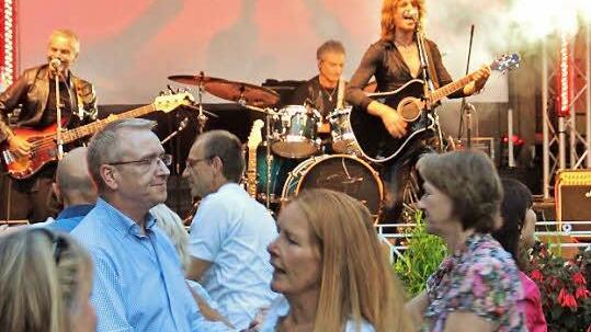 Tolle Stimmung mit den Tree Gees Foto: Werner Vogel