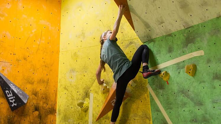 Nachwuchstalent Jolinda Einwag zeigte eine beachtliche Leistung.Jule Müller