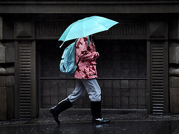 Regenwetter in Franken vorhergesagt