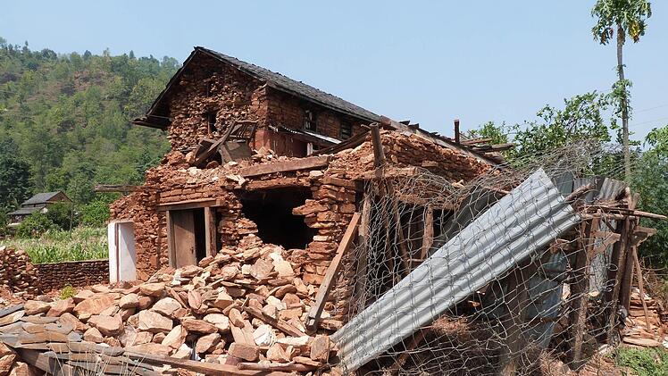 Nepal nach den Erdbeben  Foto: Nepalhilfe Kulmbach
