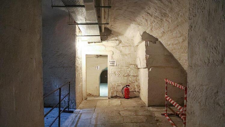 Die Keller der Ehrenburg sind für die Öffentlichkeit normalerweise nicht zugänglich.Foto: Barbara Herbst