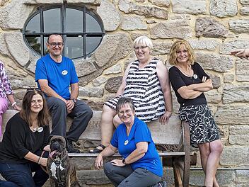 Die Heimatbotschafter Coburger Land (v. l.): Bernd Kastner, Ingrid Ott, Christine R&ouml;&szlig;ler, Peter Leipold, Eva Leipold, Renate Klebeg, Anke Kroll und Rainer Motschmann