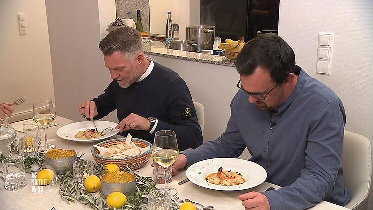 Die Garnelen-Tortellini sehen so gut aus, wie sie schmecken.
