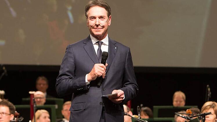 Lang Lang in Bamberg: Michael Stoschek, Vorsitzender des Kuratoriums Stiftung Weltkulturerbe, bei der Begrüßung